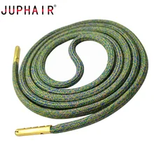 JUPHIAR дешевые золотые с металлическим наконечником круглые шнурки толстые спортивные шнурки камуфляжные карамельные цвета шнурки для обуви подходят для всех видов спортивной обуви