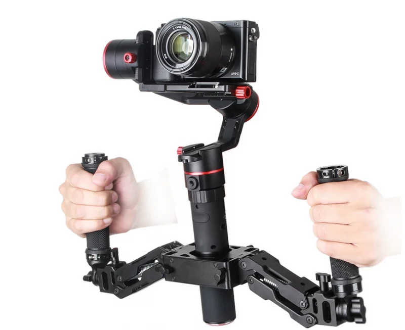 Dual Handle Stabilizer portable Stabilizer Camera Mount for Zhiyun