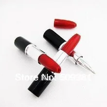 50 шт./партия,,, рекламная ручка В креативном стиле, шариковая ручка в стиле помады, прекрасный подарок. Один пластиковый пакет. Красный