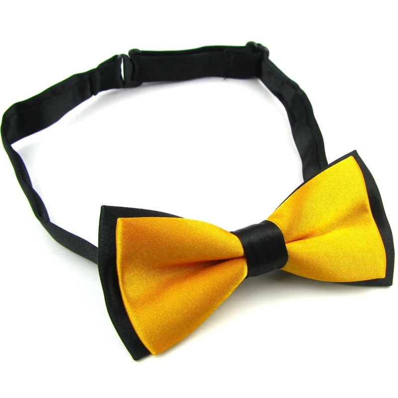 Fashion Solid Bowtie Boys Children Kids Dress Party Lovely Adjustable Wedding Handmade Satin Bow Tie BC21-BC31