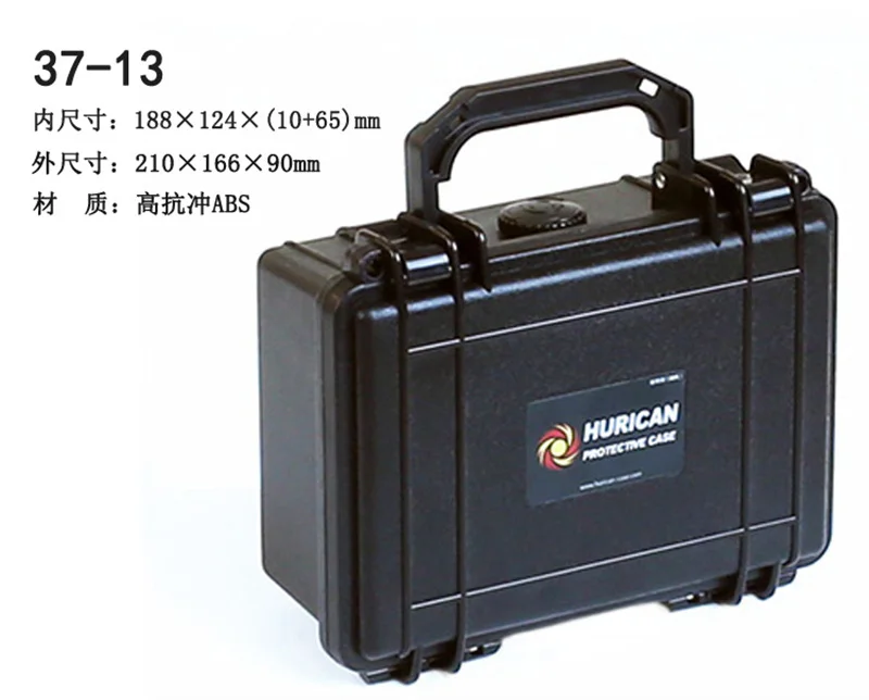 210x166x90 мм ABS чехол для инструментов ударопрочный герметичный водонепроницаемый защитный чехол для оборудования чехол для камеры с предварительно вырезанной пеной