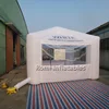 Inflatable tent with transparent clear PVC windows white inflatable Pagoda four legs exhibition tent advertising tent 2