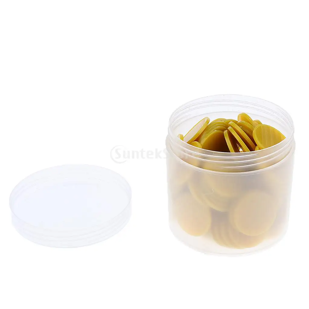 100 Pieces Plastic Poker Chips Bingo Markers Token Toys for Party Casino Board Game Accessory