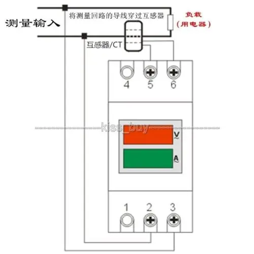 Din рейка AC 80 450v 100A цифровой вольтметр Амперметр измеритель напряжения 120V 110V 220V 230V