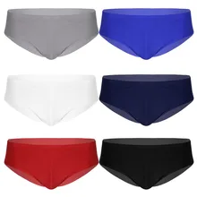 Мужские летние быстросохнущие Мужские плавки-трусы с завязками спереди треугольный купальник нижнее белье бикини Homme трусы купальник