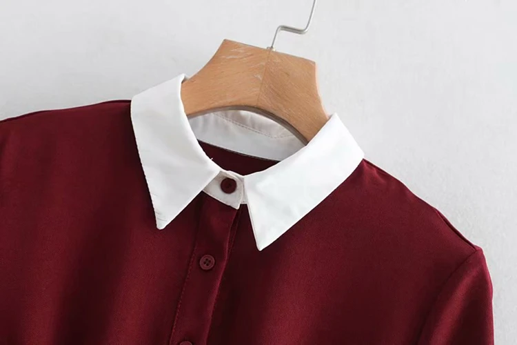 2019 New Basic Midi Dress Women splice Long Sleeve Office Shirt Dress Women spring Autumn Casual Pleated Dresses Female 2019 New Basic Midi Dress Women splice Long Sleeve Office Shirt Dress Women spring Autumn Casual Pleated Dresses Female
