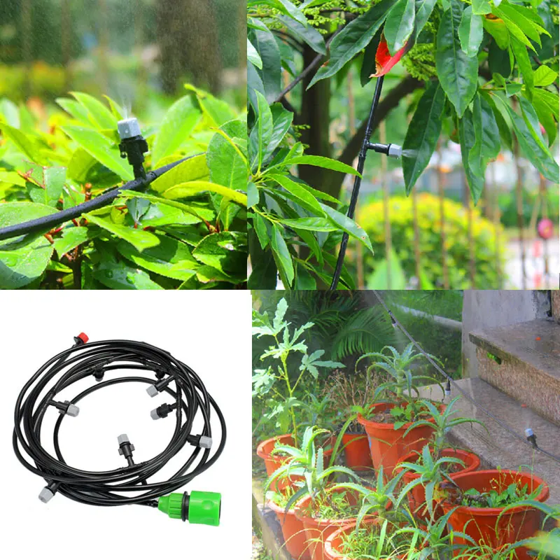 5M DIY Micro Drip Irrigation System Plant Automatic Self Watering