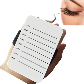 

1Set Acrylic Lash Pallet Eyelash Extensions Lashes Tile Palette with Belt Adhesive Glue Ceramic Holder Eyelashes Extensions Tool