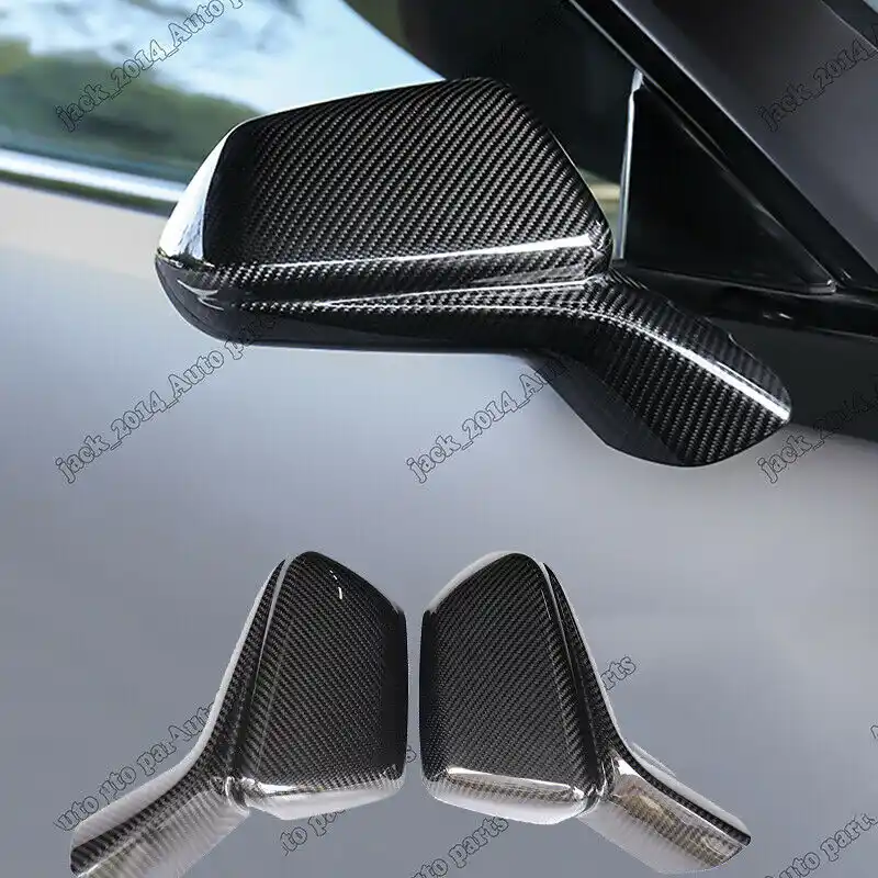 Fit For 2016 2017 2018 Chevy Camaro Ss Rs Zl1 Carbon Fiber Add On Side View Mirror Covers