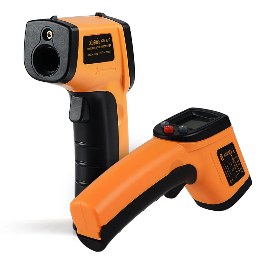 

GM320 Laser LCD Digital IR Infrared Thermometer Temperature Meter Gun Point -50~380 Degree Non-Contact Thermometer