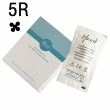 Mastor Перманентный макияж 5R C одноразовая игла для Mastor роторный пму машина, винт интерфейс 15 шт./лот