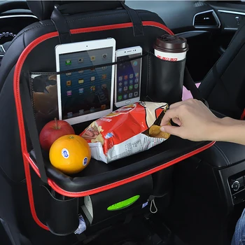 

Storage pocket for Car Seat Storage Bag with snack tray Car StylingCar Seat Receive Bag for iPhone Smart phone