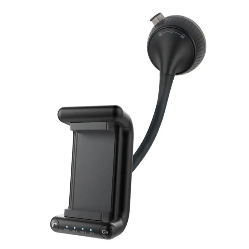 

Universal Car Bluetooth Hands-free Kit FM Transmitter USB Charger U Disk MP3 Player Phone Stand Mount Bracket Holder