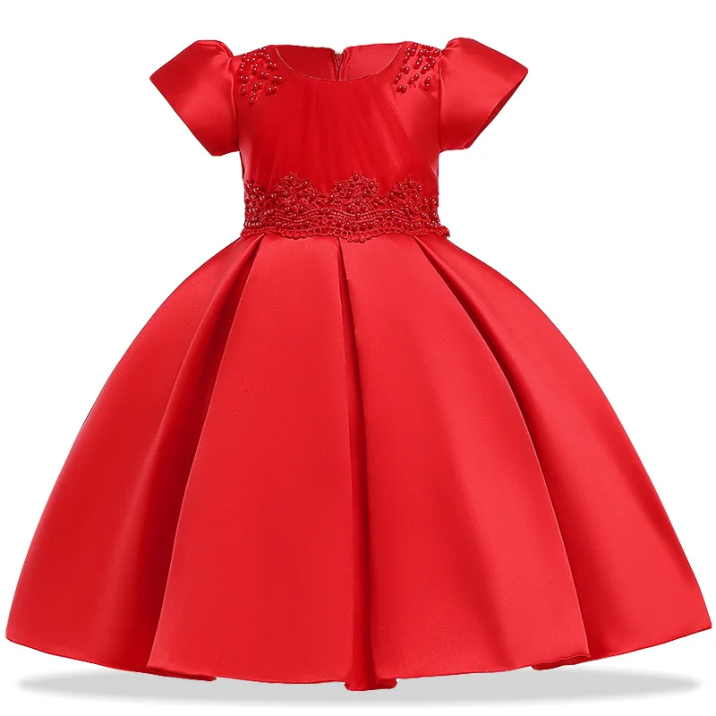 

Little Girls Elegant Sleeveless Dress Princess Pettiskirt Girl's Birthday Party Dress for Girl Wedding Dress Children's Clothing