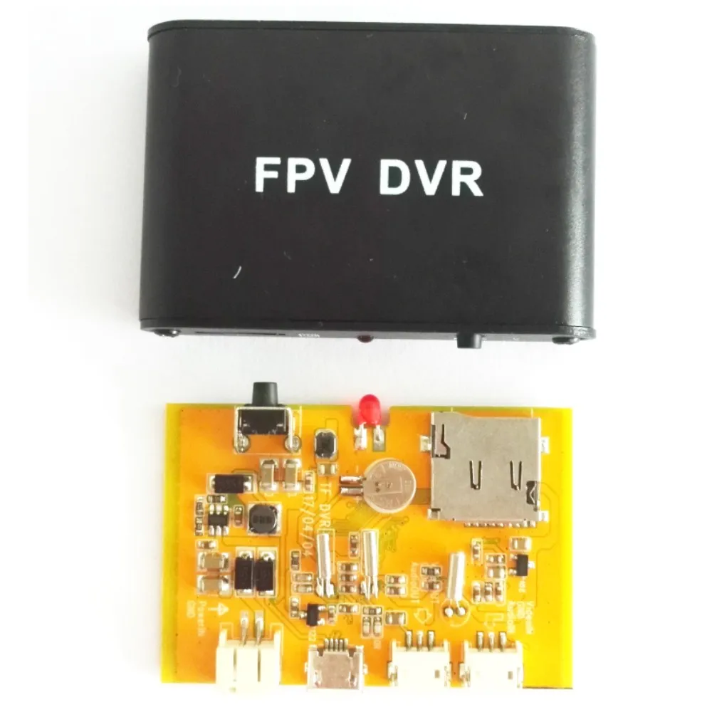 Мини HD FPV DVR FPV AV рекордер Micro D1M 1CH 1280x720 30f/s HD DVR Поддержка 32G TF карта работает с CCTV аналоговой камерой D1M