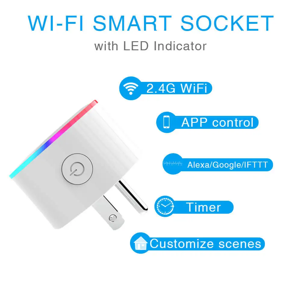 Смарт-розетка Alexa, Wi-Fi, телефон, переключатель синхронизации, розетка, пульт дистанционного управления, умный дом, красота, розетка