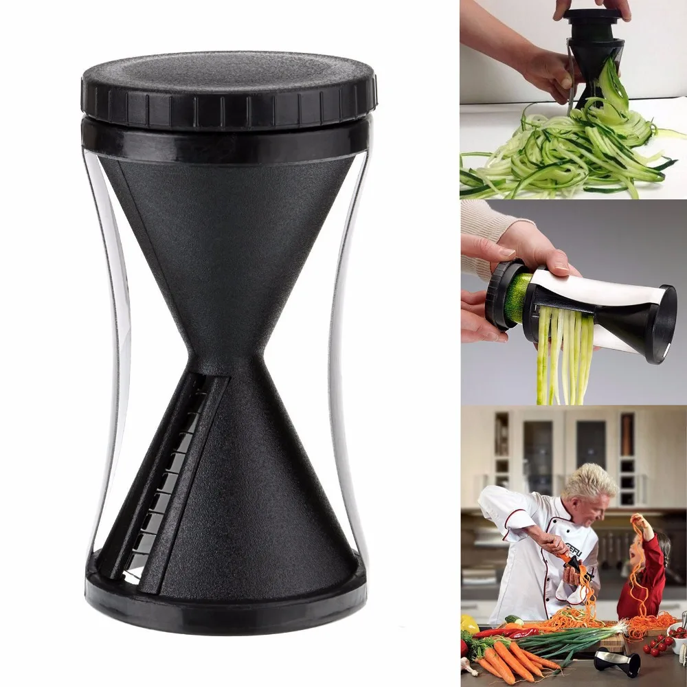 Hot Vegetable Spiral Slicer Fruit Cutter Spiralizer Twister Kitchen