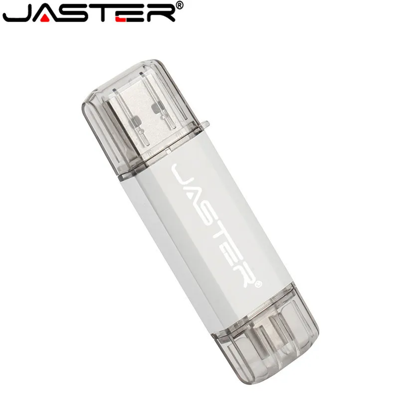 JASTER TYPE-C USB флеш-накопители USB3.0, флеш-накопитель для системы Android, 128 ГБ, 64 ГБ, 32 ГБ, 16 ГБ, внешний накопитель, 2 в 1, флешка