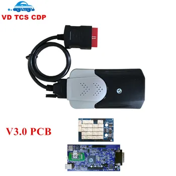 

Quality A+VD TCS CDP Pro Bluetooth V3.0 PCB New Vci 2015.R3 Keygen Software OBD II scanner cars trucks OBD2 diagnostic tool