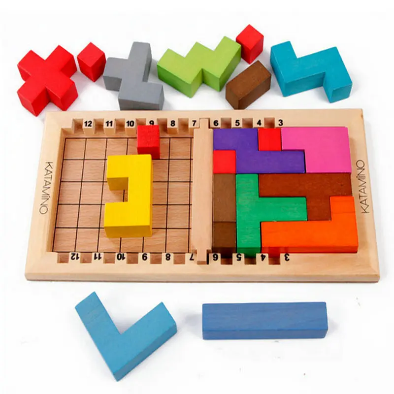 

Free shippin wooden building blocks Katamino toys, intellectual blocks, children's toys / adult intelligence toys