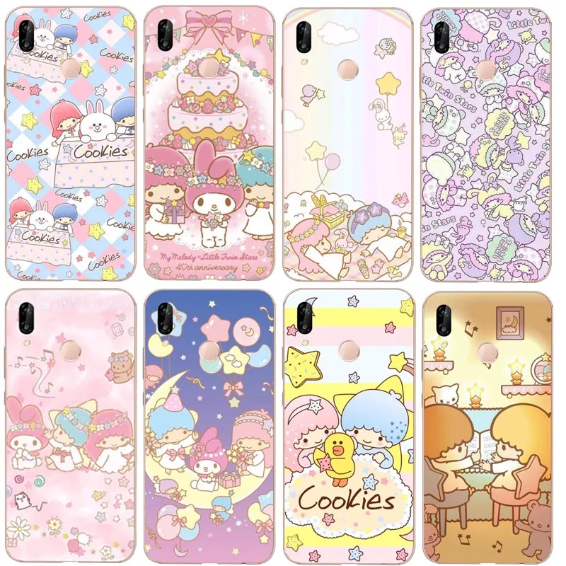 

Cute My Melody Little Twin Stars Hard PC phone Cover Case For Huawei P7 P8 P9 P10LITE 2017 P8L P20LITE