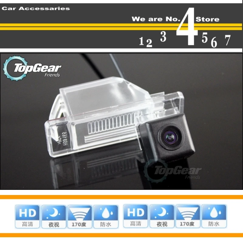 Для Citroen C2/C3/C4/C5 Автомобильная камера высокого качества камера заднего вида для PAL/NTSC для использования | CCD+ RCA