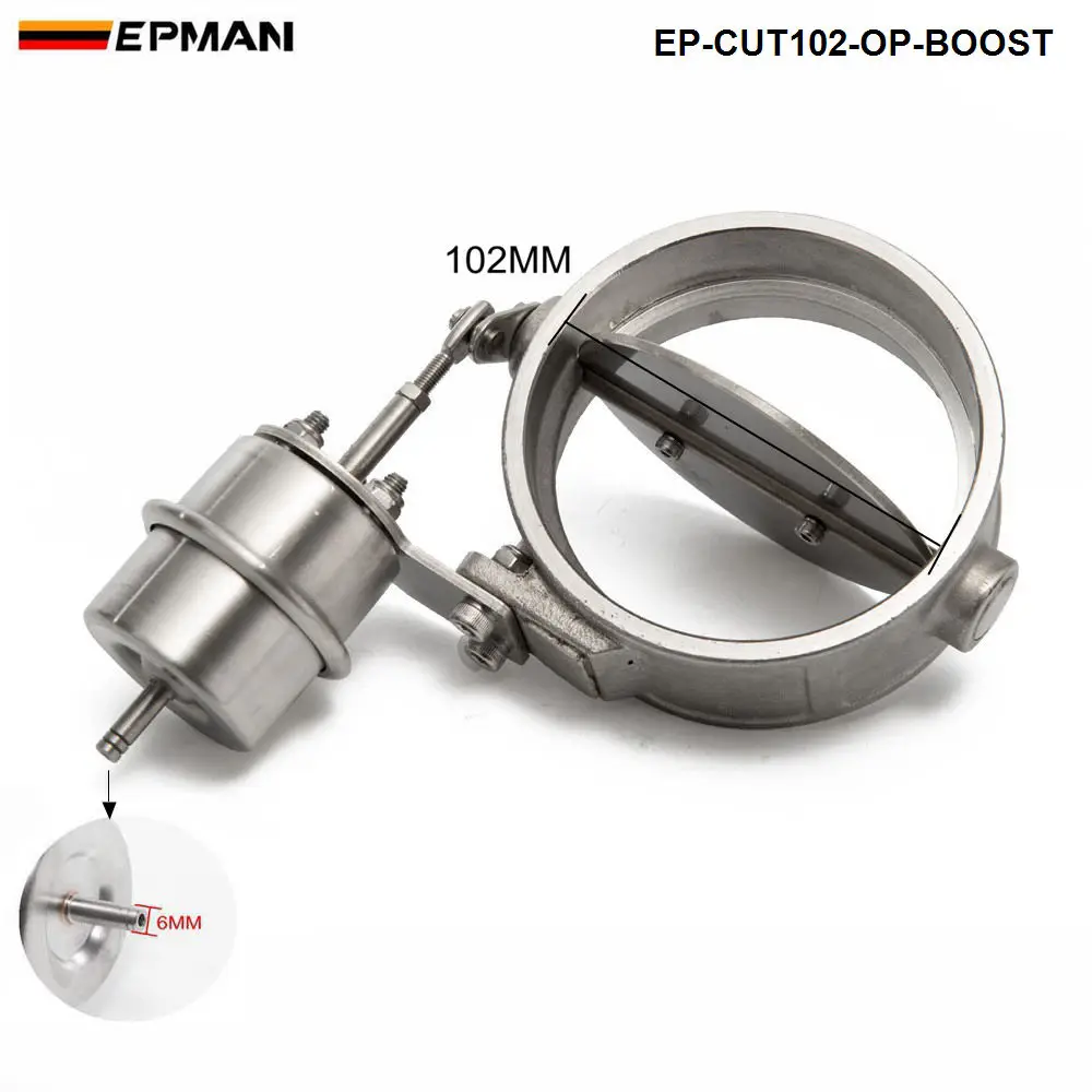 Импульс активированный Выпускной вырез/разгрузка 102 мм открытым Стиль Давление: около 1 бар для VW Гольф 4 ep-cut102-op-boost
