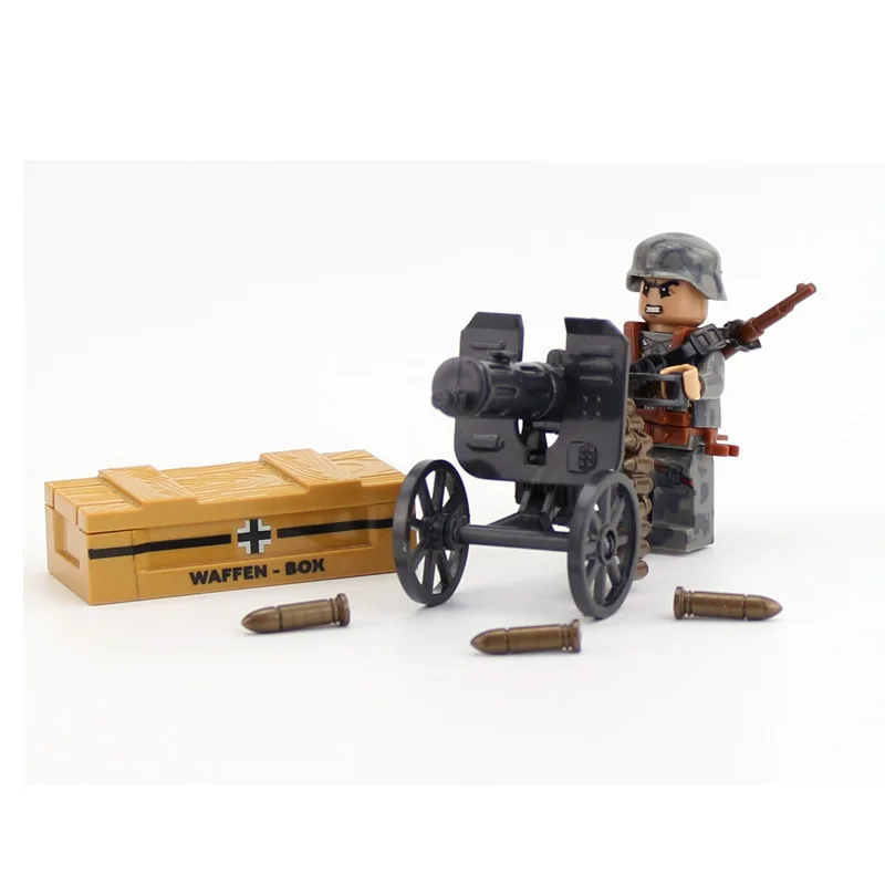 Blocos ww2 relâmpago raid conjunto soldado Material : Plástico