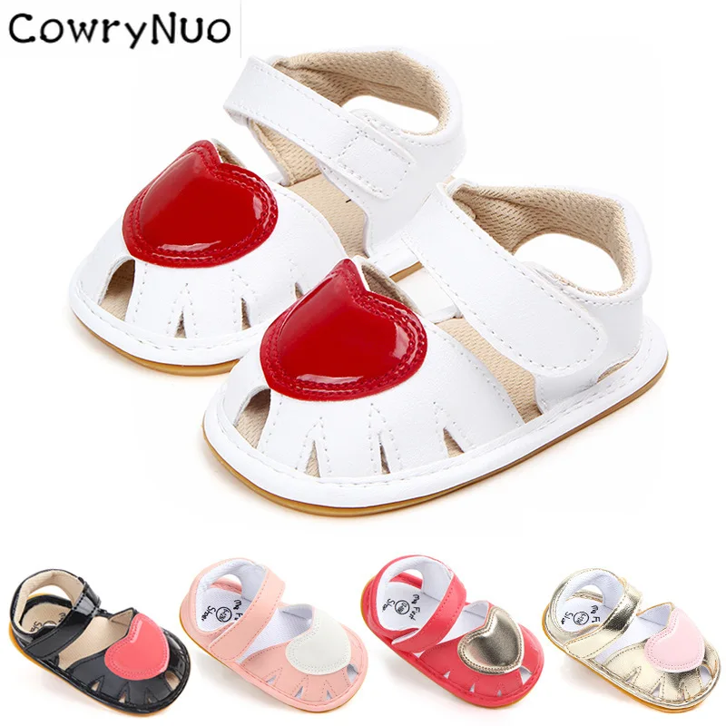 

0-1 Year Baby Love Soft Bottom Toddler Shoes Heart Rubber Infant Shoes