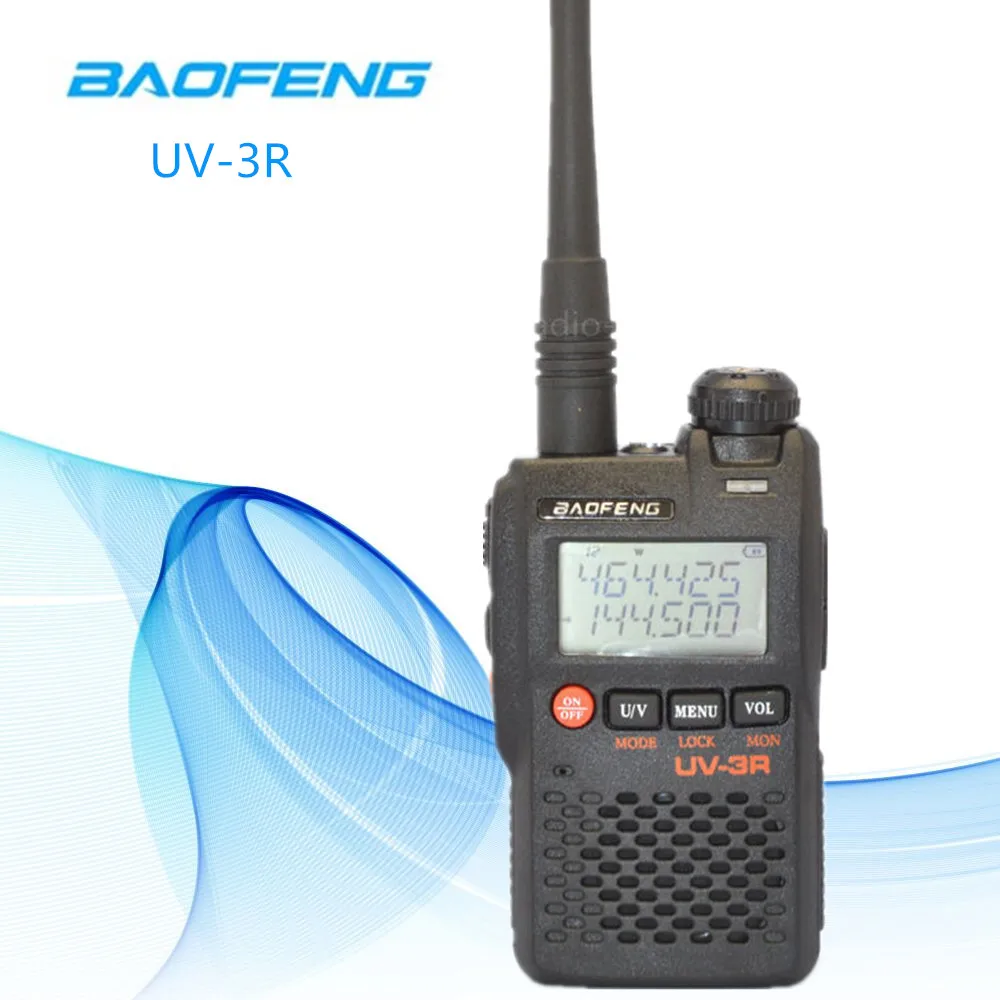 

Baofeng Walkie Talkie UV-3R 136-174/ 400-470MHz Portable CB Radio UV 3R Plus Mini Dual Band Ham Radio For Outdoor Camping