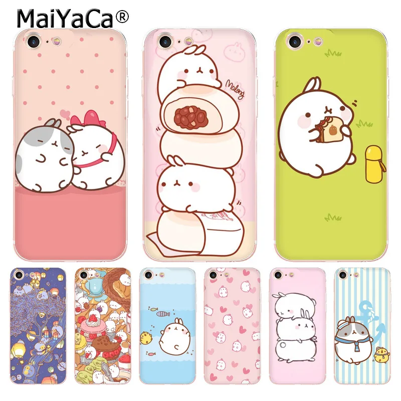 MaiYaCa симпатичных Kawaii коробка картофеля и кроликов аксессуары для телефона чехол