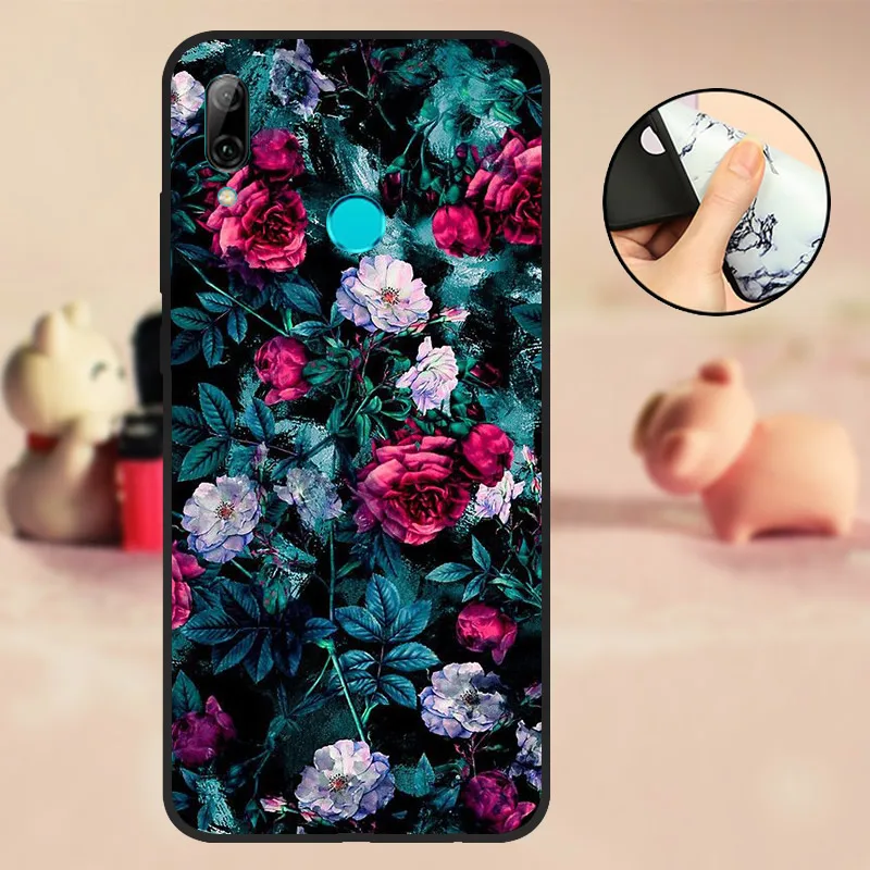 P Smart Coque для huawei PSmart чехол силиконовый черный ТПУ 6," для huawei P Smart Чехол для мобильного телефона мягкий - Цвет: T35