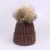 Warm Chunky Thick Hats and Scarves Real Fur Pom Pom Set for Child Mother Baby Kids Girls Boys Warm Hat Winter Beanie Knitted Cap 22