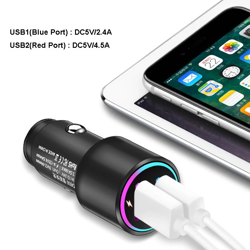 Supercharge VOOC QC3.0 Dash Charge Multi-protocol Intelligent Fast Car Charge For iPhone SAMSUNG HUAWEI XIAOMI OnePlus 6 5T 3T (12)