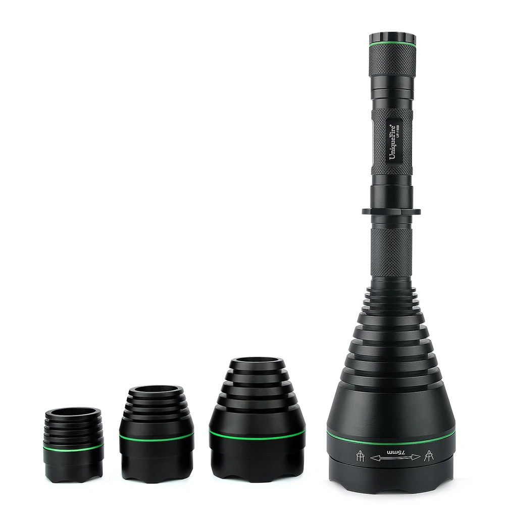 Full Set Lenses Flashlight For Hunting Uniquefire 1508 850NM IR Led