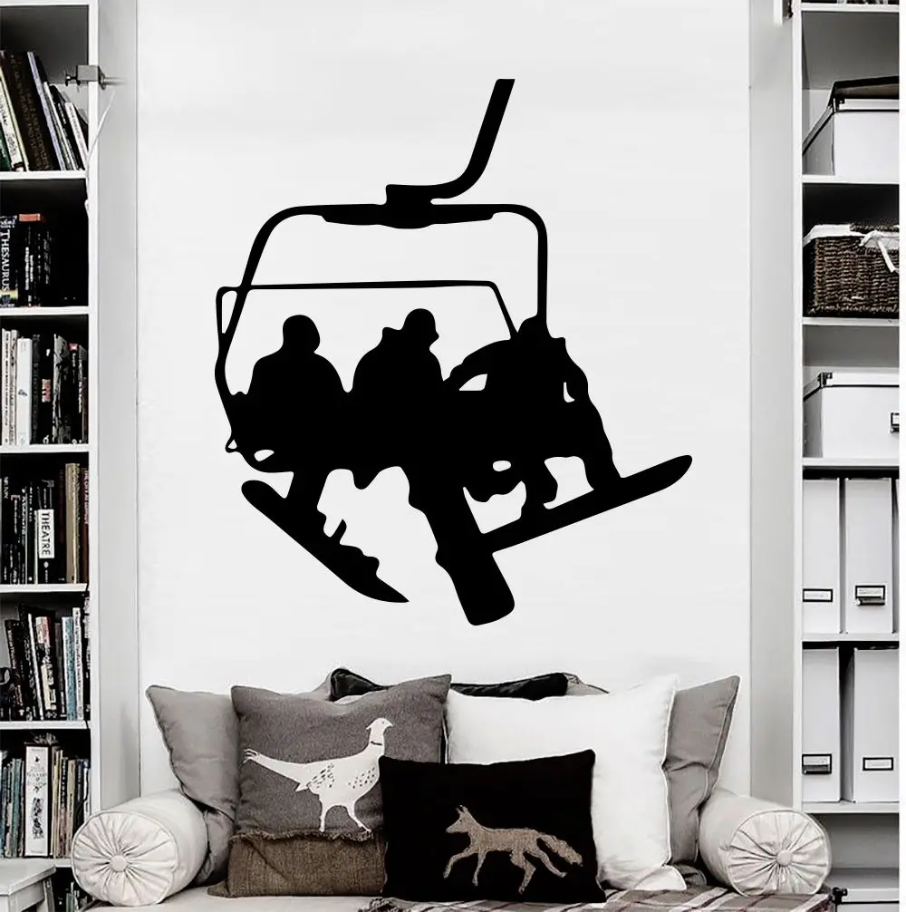 Wall Decals Snowboard Sport Winter Snow Vinyl Sticker Decal Bedroom