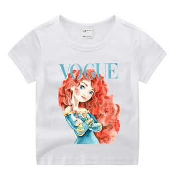 

Little Baby Girl Vogue T-shirt 2019 Girl Summer O-Neck Tops Kid Girls Tshirt Casual Baby Clothing