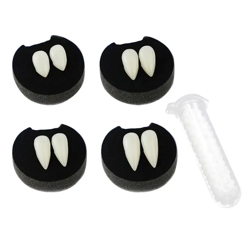 1 компл. Хэллоуин косплей зубные протезы зомби вампира зубы привидение-дьявол клыки реквизит костюм вечерние ужасные забавные игрушки для детей взрослых