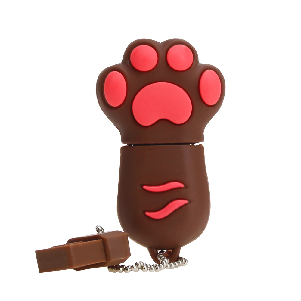 Usb Flash Drive 64GB Cute Cartoon Cat Paw Pen Drive 4G 8GB 16GB 32GB 64GB Usb Stick High Speed Pendrive High Quality Thumbdrives (7)