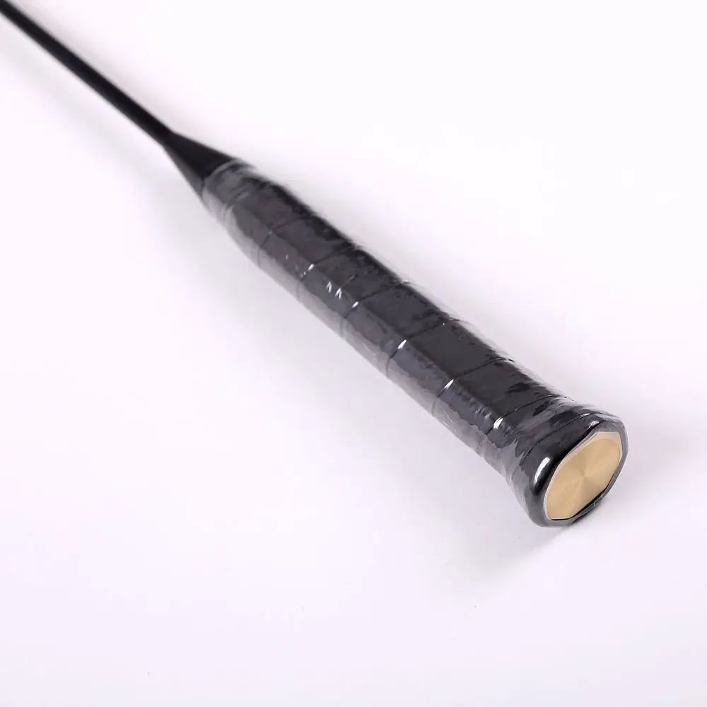 1 unid zarsia 100% badminton raqueta de carbono luz 4U ataque hombres mujeres entrenamiento negro Bádminton