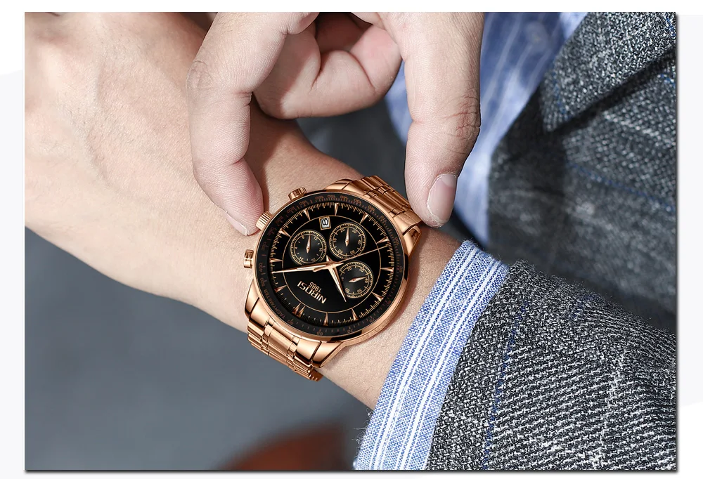 Relogio Masculino NIBOSI Quartz Watches Men Steel Band Men Watches 2018 Luxury Brand Waterproof Wrist Watches For Men Brand Saat (15)