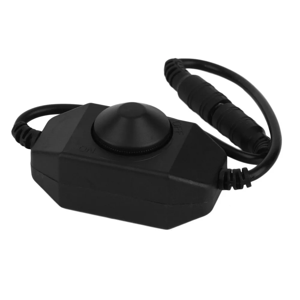 

Black Manual Dimmer Brightness to DC Adapters for LED Single Color Light Strip Newest Hot Search