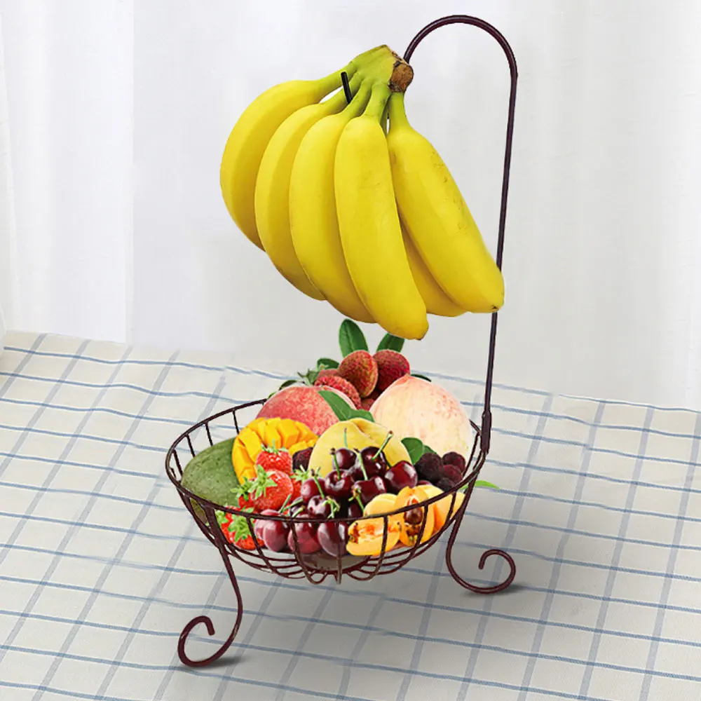 Корзина для фруктов из Банановая вешалка стойка сохранение свежести кухонный держатель сервировочная миска