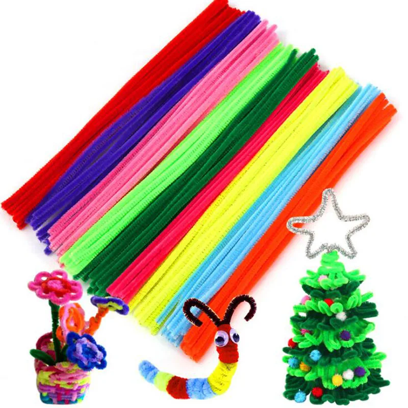 100Pcs/lot New DIY Braided Twist Stick Puzzle Children's Toysin Beads