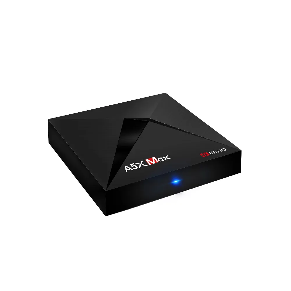 Android 7.1 Home Media Streamer 4G+16G 2.4GHz WiFi H.265 4K Miracast Smart Set Top Box RK3328 Quad Core Smart TV Box A5X MAX
