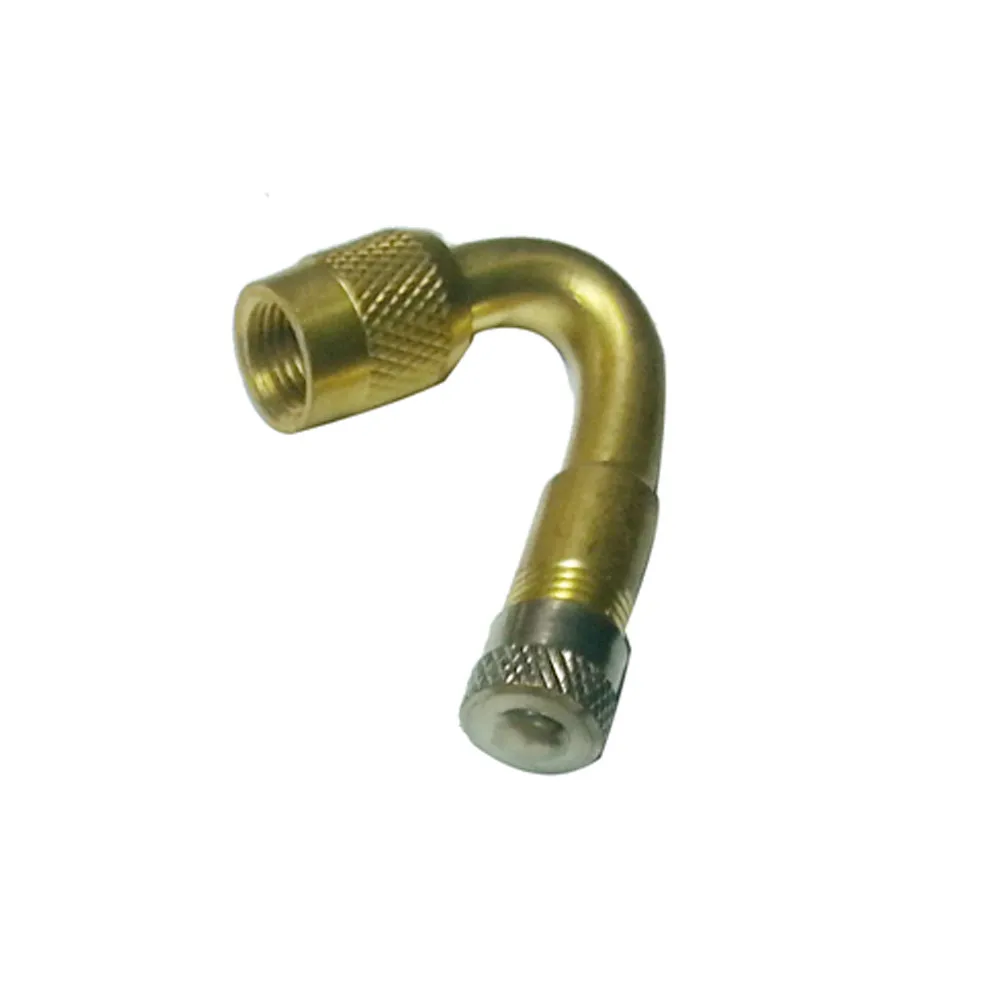 

45/90/135 Degree Angle Brass Air Tyre Valve Schrader Valve Stem with Extension Adapter for Car Truck Motorcycle CB