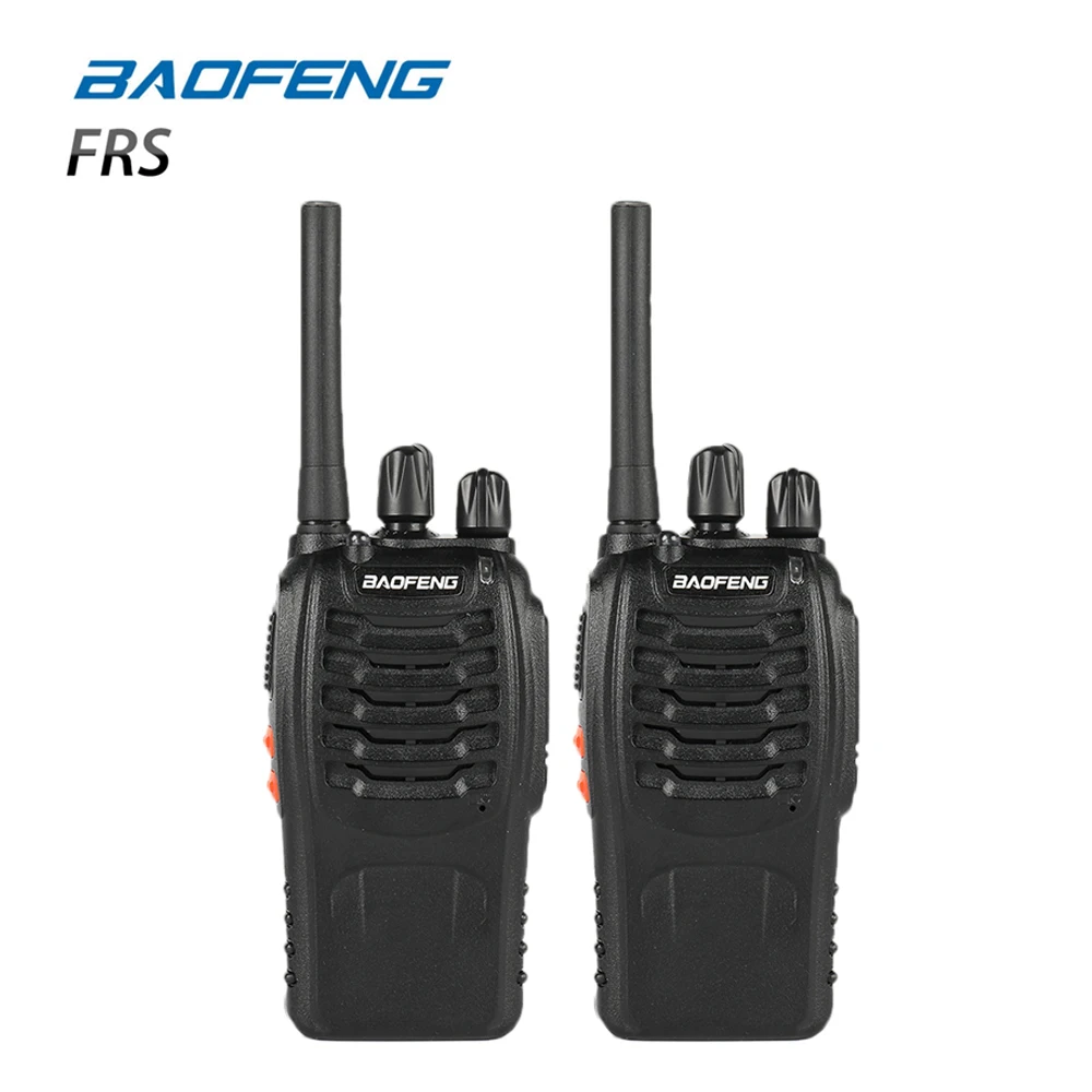 2 шт. Baofeng BF-88A FRS рация 0,5 Вт UHF 16 CH 462-467 МГц Ручной радиопередатчик двухстороннее радио обновленная версия BF-888s для нас