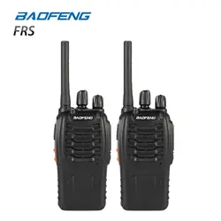 2 шт. Baofeng BF-88A FRS рация 0,5 Вт UHF 16 CH 462-467 МГц Ручной радиопередатчик двухстороннее радио обновленная версия BF-888s для нас