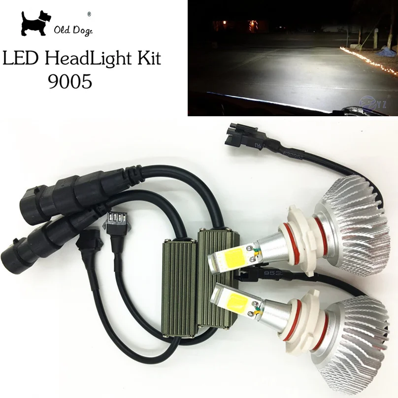 2 шт. 9005 HB3 комплект светодиодных ламп Conversion Kit Тюнинг автомобилей с микросхемой Cree