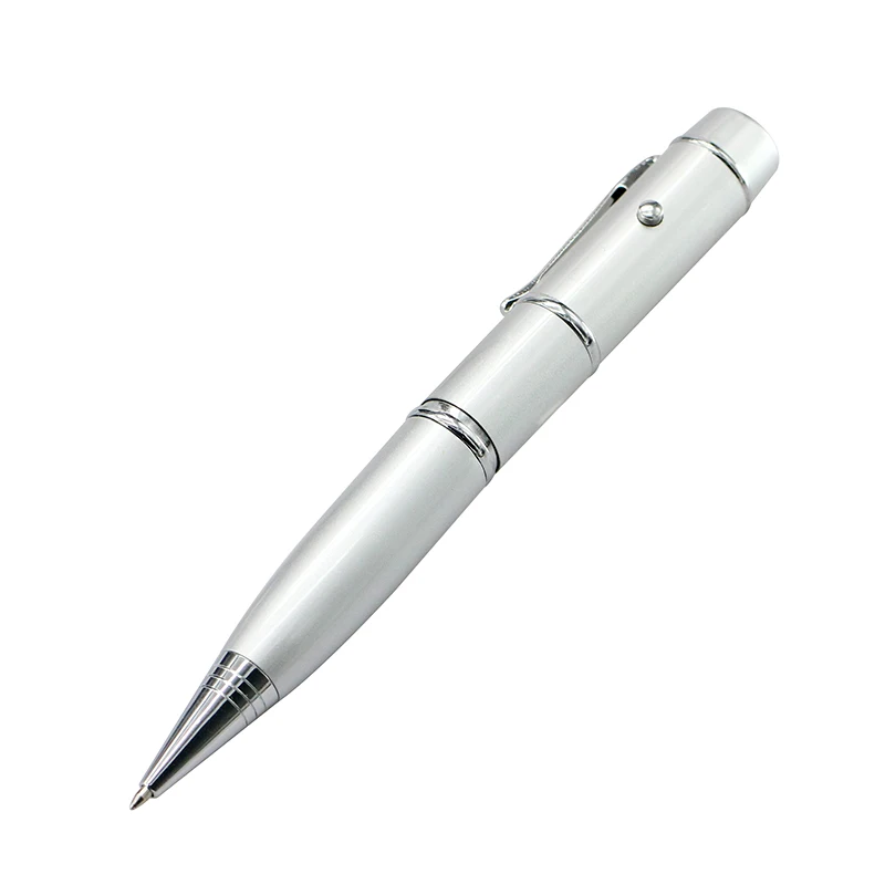  Business USB Flash Drive Ballpoint Pen Model Laser Light Pen Drive Memory Stick Pendrive 4GB 8GB 16